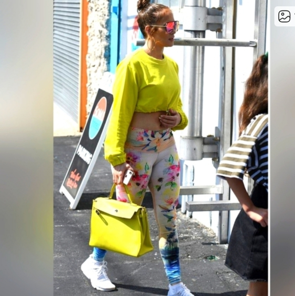 🦋🌸💮🪷🏵As Seen On Jlo Vintage NiyamaSol Leggings✨️🪷🏵🌺 XS - Picture 11 of 13